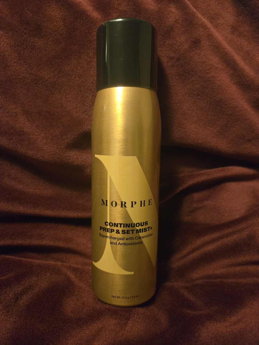 Morphe Continuous Prep & Set Mist - Gold Bottle